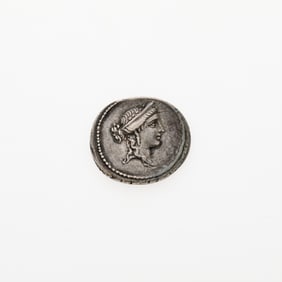 M. Aemilius Lepidus. c. 61 B.C.E. AR Denarius (3.80, 19mm).