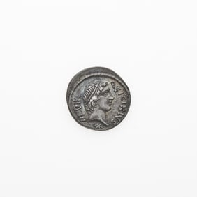 Q. Sicinius and C. Coponius. c. 49 B.C.E. AR Denarius (3.85g, 18mm).
