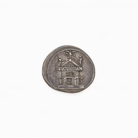 Augustus. c. 29-27 B.C.E. AR Denarius (3.74g, 20mm).