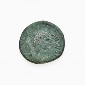 Antonia, struck under Claudius. c. 41-50 C.E. AE Dupondius. (12.85g, 28mm).