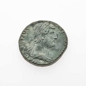 Hadrian. c. 134-138 C.E. AE Sestertius (25.91g, 30mm).