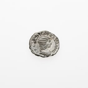 Julia Domna, wife of Septimius Severus, struck under Caracalla. c. 211-217 C.E. AR Denarius (3.18g,
