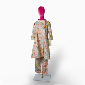 A fabulous pajama set worn on the "Interesting People on Christopher Street" episode of The Marvelou