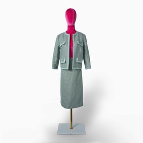 A two piece ensemble worn by Marin Hinkle as Rose Weissman on The Marvelous Mrs. Maisel