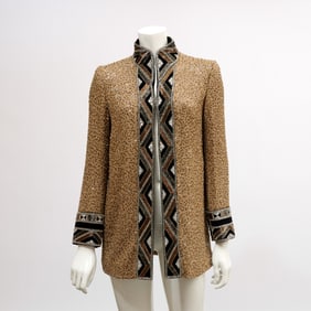The Bob Mackie-designed beaded evening jacket worn by Carol Burnett to the 2019 Golden Globe Awards