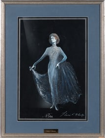 Theoni Aldredge designs a costume for Nora in Hammett's The Thin Man