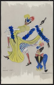 An original Robert Mackintosh costume design for Gregory Hines