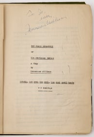 An extraordinary copy of Tennessee Williams The Glass Menagerie