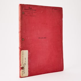 Jo Mielziner's copy of "Guys and Dolls"