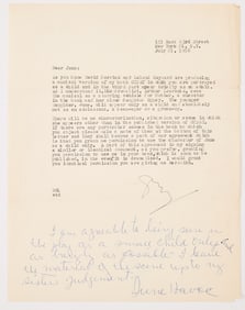 Gypsy Rose Lee writes her sister June Havoc regarding her character in the musical Gypsy