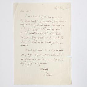 Stephen Sondheim writes David Merrick about A Funny Thing Happened on the Way to the Forum