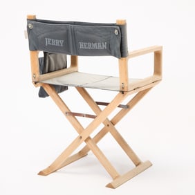 Jerry Herman's Mack and Mabel Canvas and Teak Director's Chair