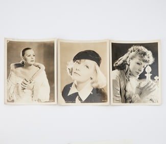 A group of Greta Garbo headshots