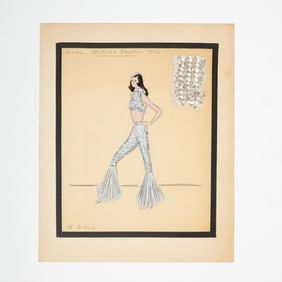 Ten kitsch costume designs from the early 1970s by Alvin Colt