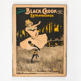 Rare Poster for The Black Crook, considered the First American Musical