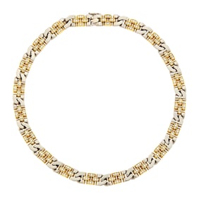 Rolex Two-Color Gold and Diamond Necklace