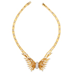 Gubelin Gold, Platinum and Diamond Necklace