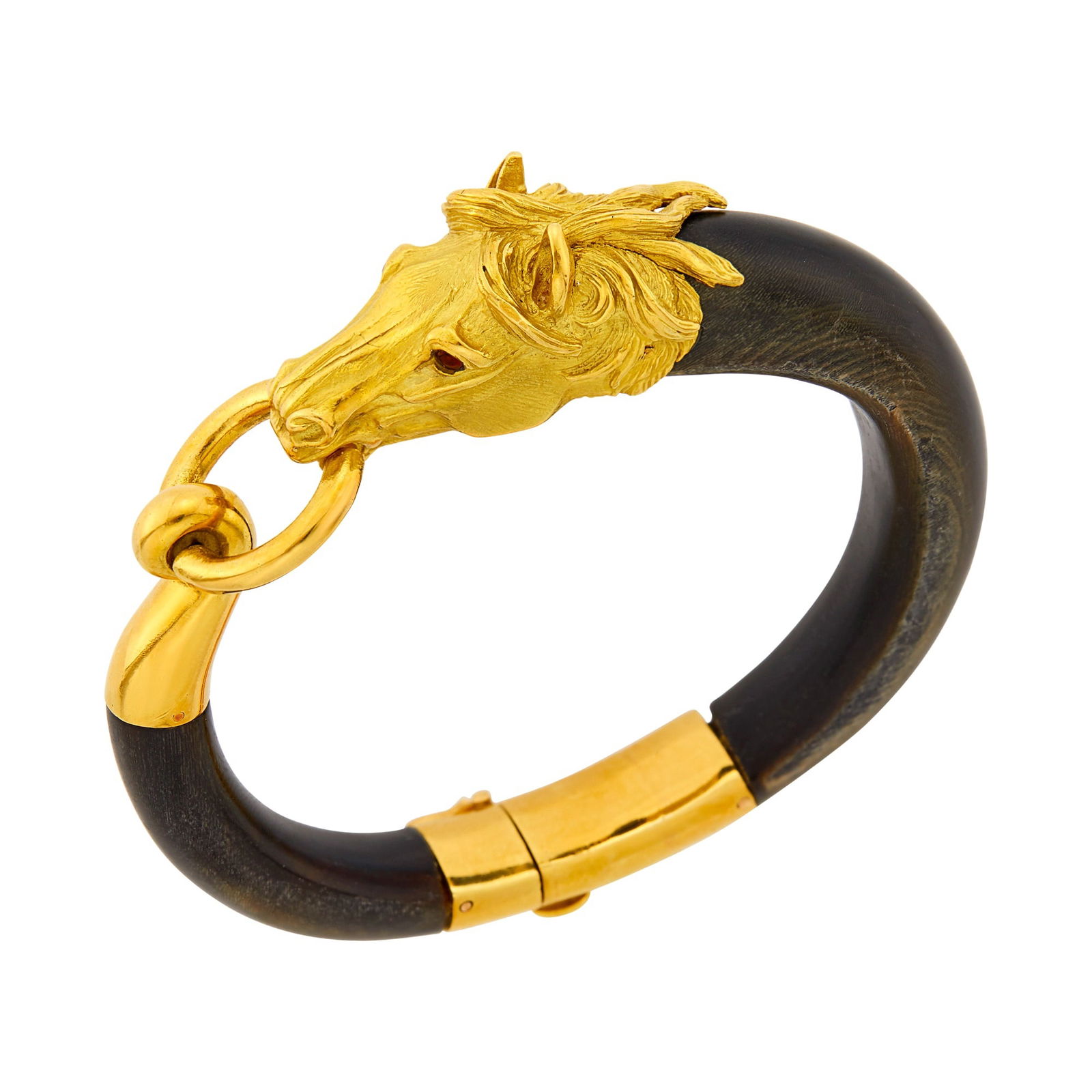 Hermes Cheval Horse Bangle Double Head