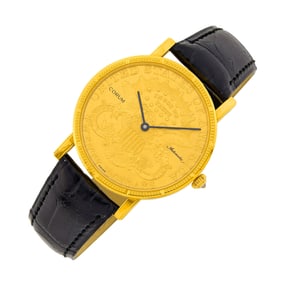 Corum Gold and Gold Coin Wristwatch