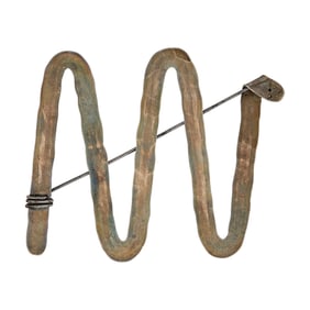 Alexander Calder Untitled Silver and Steel Wire "A Pin"
