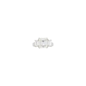 Platinum and Diamond Ring /