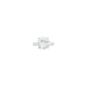 Silver and Diamond Ring