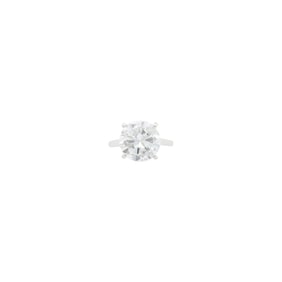 Silver and Diamond Ring