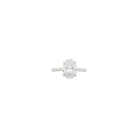Silver and Diamond Ring