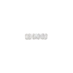 Platinum and Diamond Band Ring