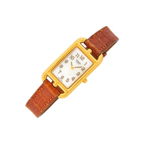 Hermès Gold and Mother-of-Pearl 'Cape Cod' Wristwatch