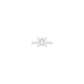 Silver and Diamond Ring
