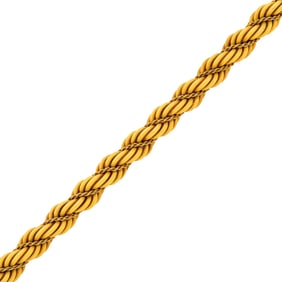 Twisted Gold Bracelet