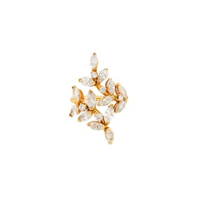 Gold and Diamond Ring