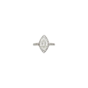 Platinum and Diamond Ring