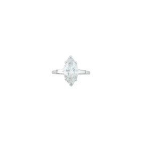 Platinum and Diamond Ring