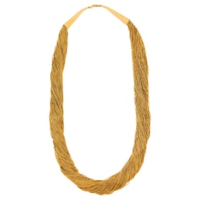 Gold Multistrand Necklace