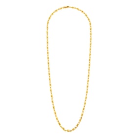 Cartier Long Gold Chain Necklace