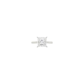 Silver and Diamond Ring
