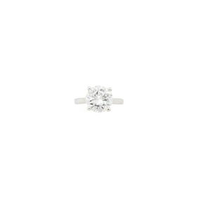 Silver and Diamond Ring