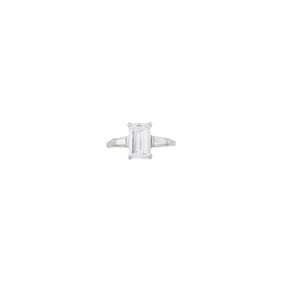 Platinum and Diamond Ring