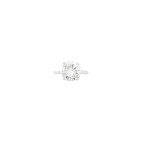Silver and Diamond Ring