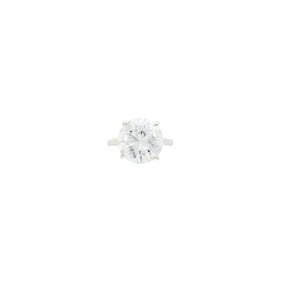 Silver and Diamond Ring