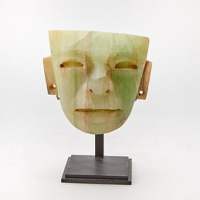 Meso-American Style Hardstone Mask
