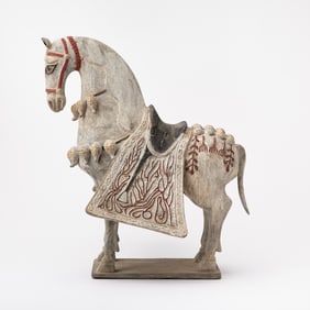 Chinese Tang Style Pottery Horse
