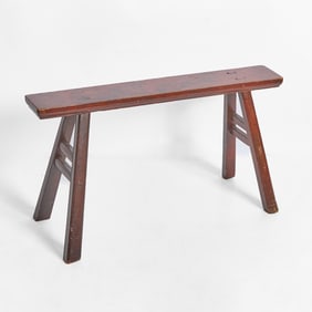 Small Chinese Softwood Bench Qing Dynasty