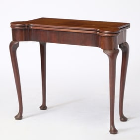 George II Mahogany Concertina-Action Games Table