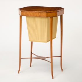 George III Satinwood Work Table