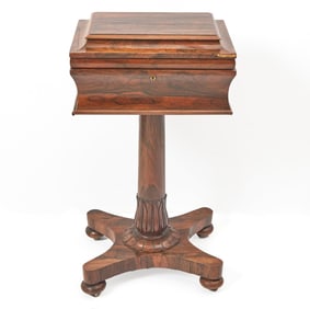 William IV Rosewood Teapoy