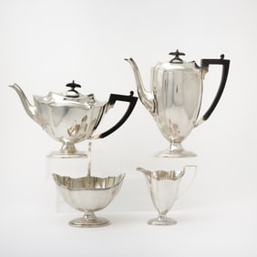 George V Sterling Silver Tea and Coffee Service
