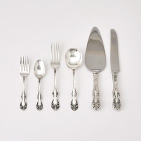 Frank W. Smith Silver Co. Sterling Silver 'Federal Cotillion' Pattern Flatware Service